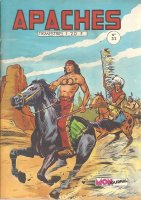 Scan d'une couverture Apaches dessine par Onofrio Bramante